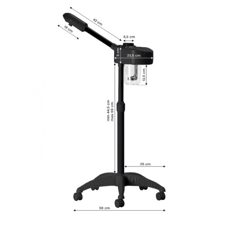 damp machine zwart damp machine zwart