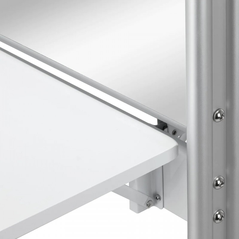 kapsalonconsole op wieltjes wit kapsalonconsole op wieltjes wit