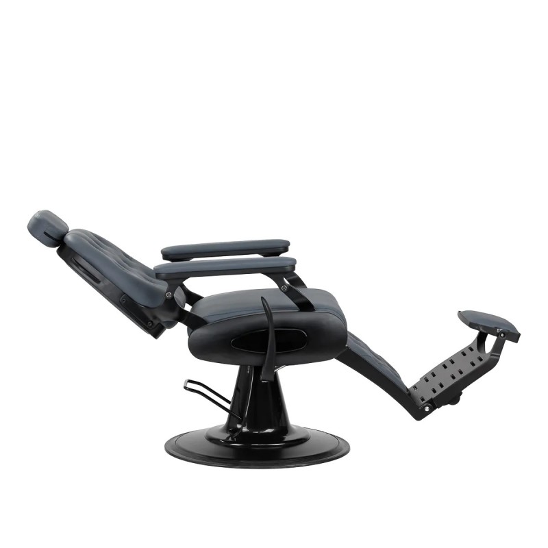 kappersstoel grafiet grijs met zwart frame kappersstoel grafiet grijs met zwart frame