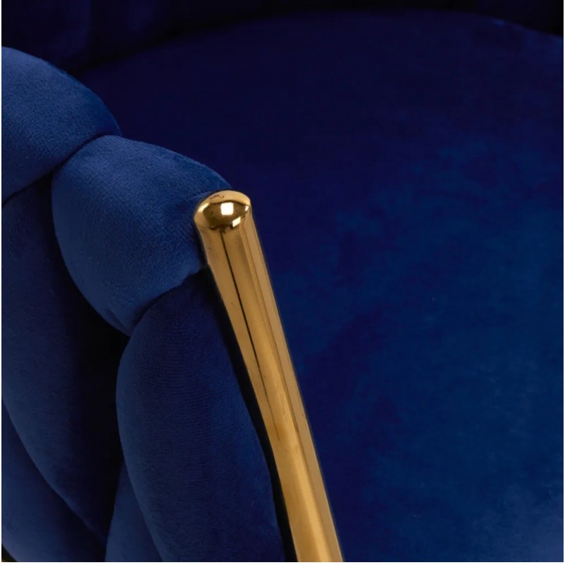 Beauty vaste stoel blauw Beauty vaste stoel blauw